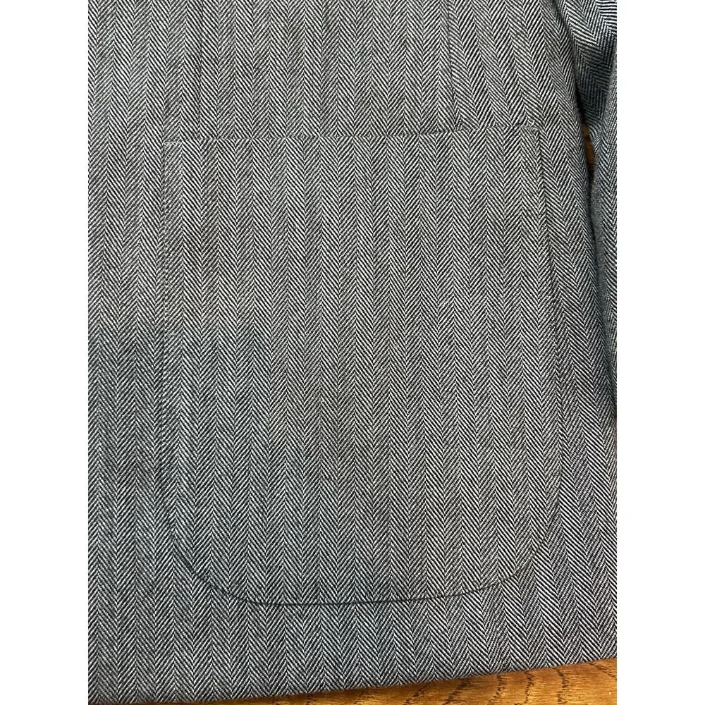 Spada Roma Blazer Sport Coat Mens 56 (US‎ 46) Gray Wool Two Button